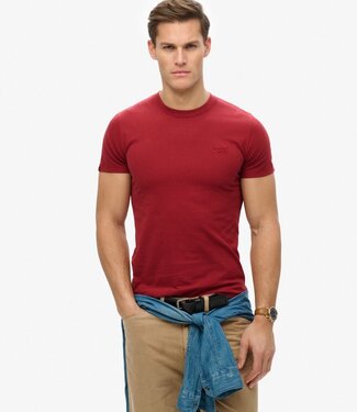 Superdry ESSENTIAL LOGO EMB TEE (League Red)