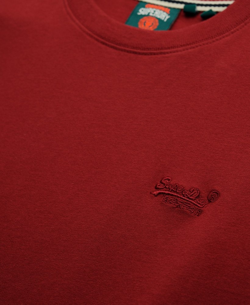 ESSENTIAL LOGO EMB TEE (League Red)