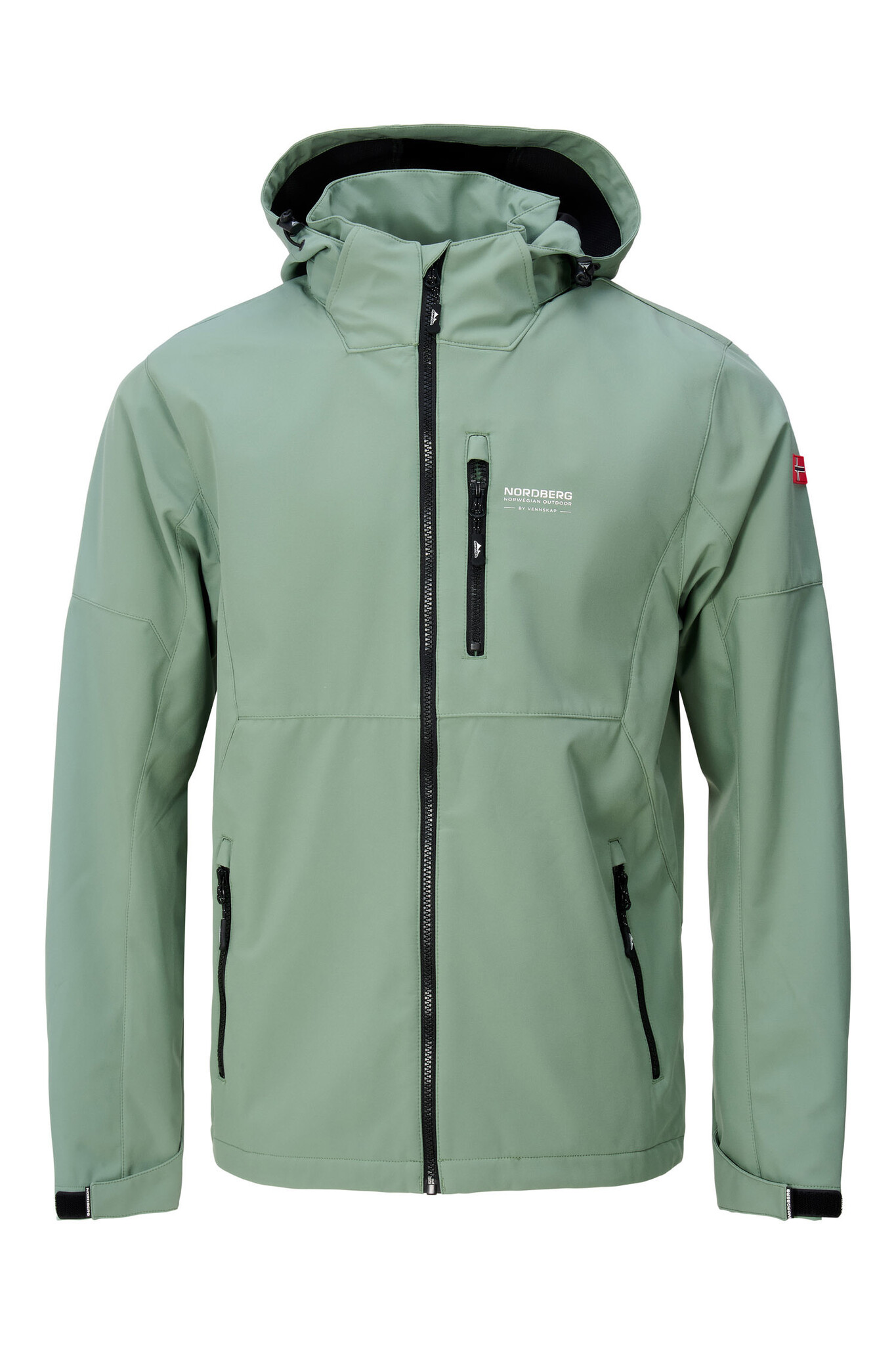 DUSTIN Mens Softshell Jacket LIGHT GREEN