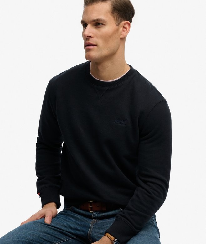 ESSENTIAL LOGO CREW SWEATSHIRT M201375A (98T ECLIPSE NAVY)