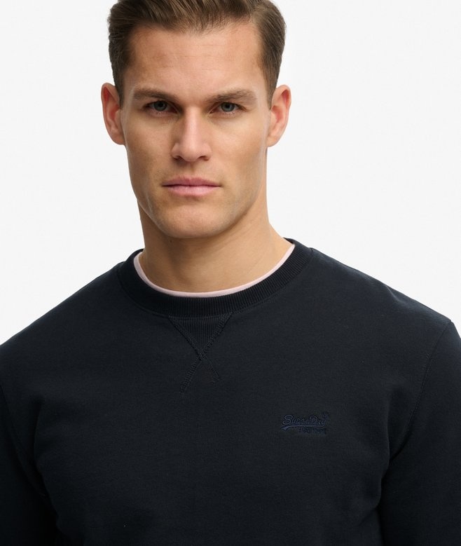 ESSENTIAL LOGO CREW SWEATSHIRT M201375A (98T ECLIPSE NAVY)