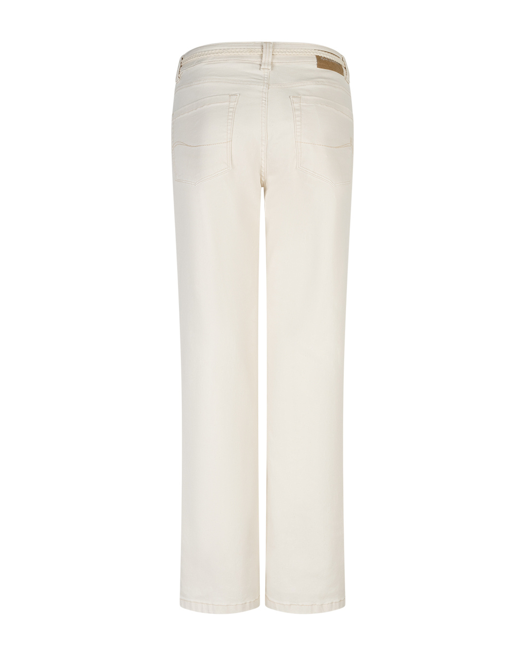 COLETTE &BELT ECRU HIGH RISE REGULAR FIT WIDE LEG