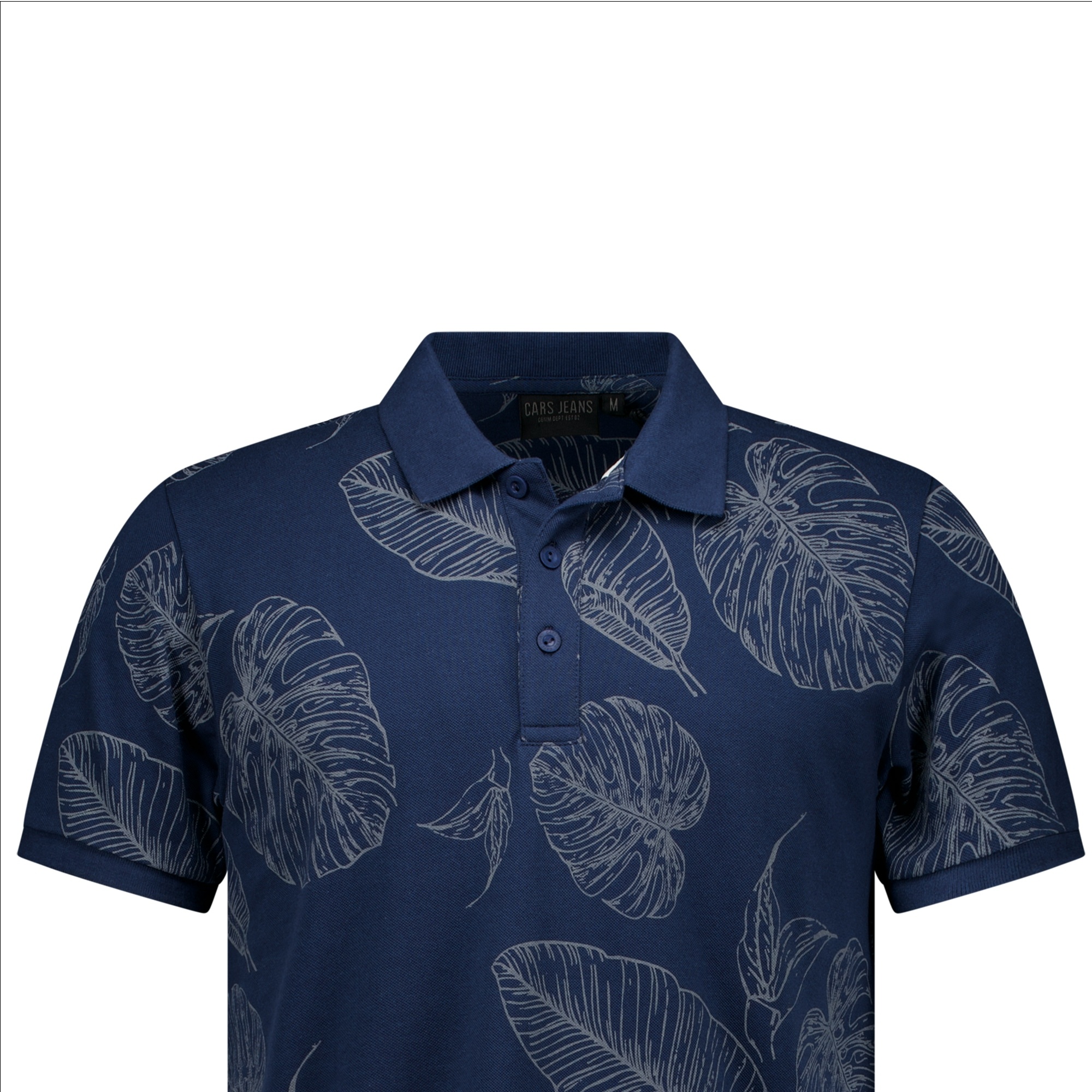 TREVO POLO PRINT (NAVY)