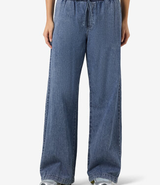 NOISY MAY NMENZA MW WIDE PANTS (MEDIUM BLUE DENIM)