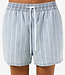 NMKATRI MW ELASTIC BAND SHORTS (MEDIUM BLUE DENIM)