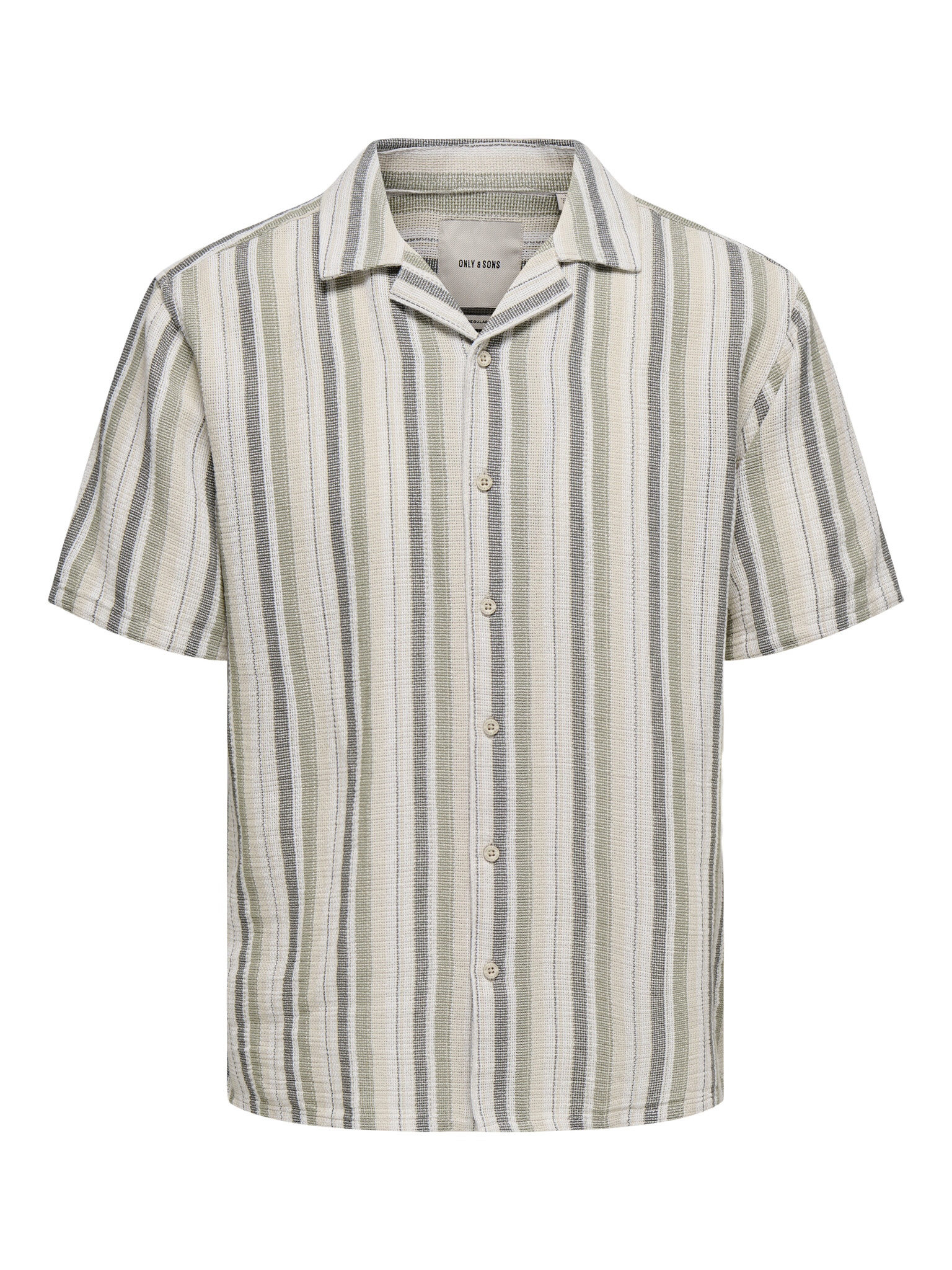 ONSTREV LIFE REG STRIPE SS SHIRT (SEAGRASS/MULTI STRIPE)