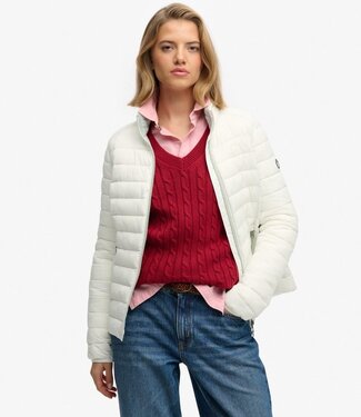Superdry FUJI LITE PADDED JACKET (OFF WHITE)