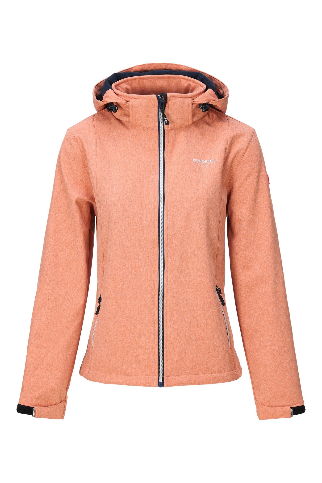 RINDA LADIES SOFTSHELL JACKET  (ORANGE MELANGE)