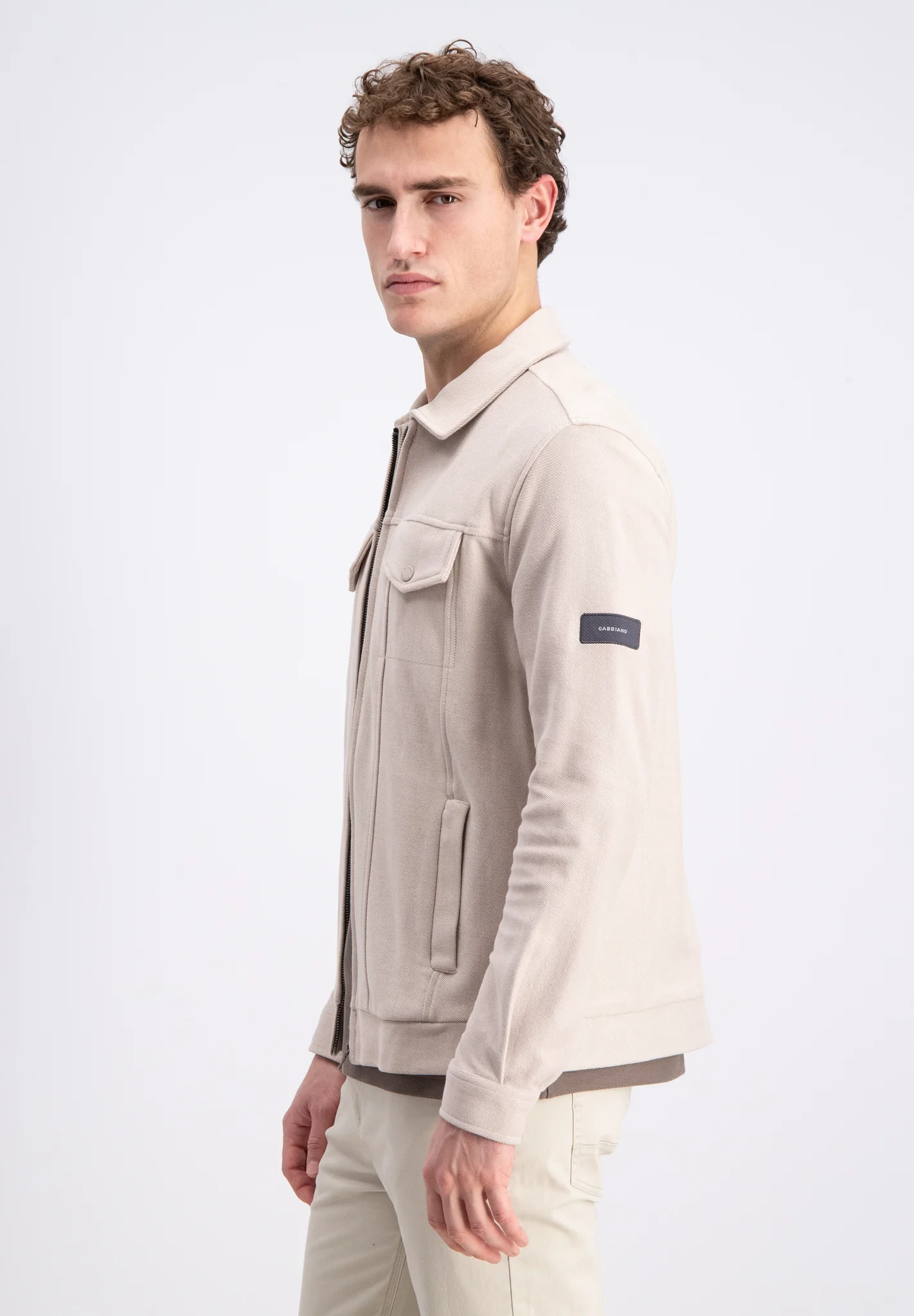 4265407 MARLI CARDIAGN DIAGONAL INTERLOCK TRUCKER (5002 IVORY BONE)