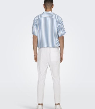 Only & Sons ONSLINUS CROP 0007 COT LIN PNT NOOS (BRIGHT WHITE)