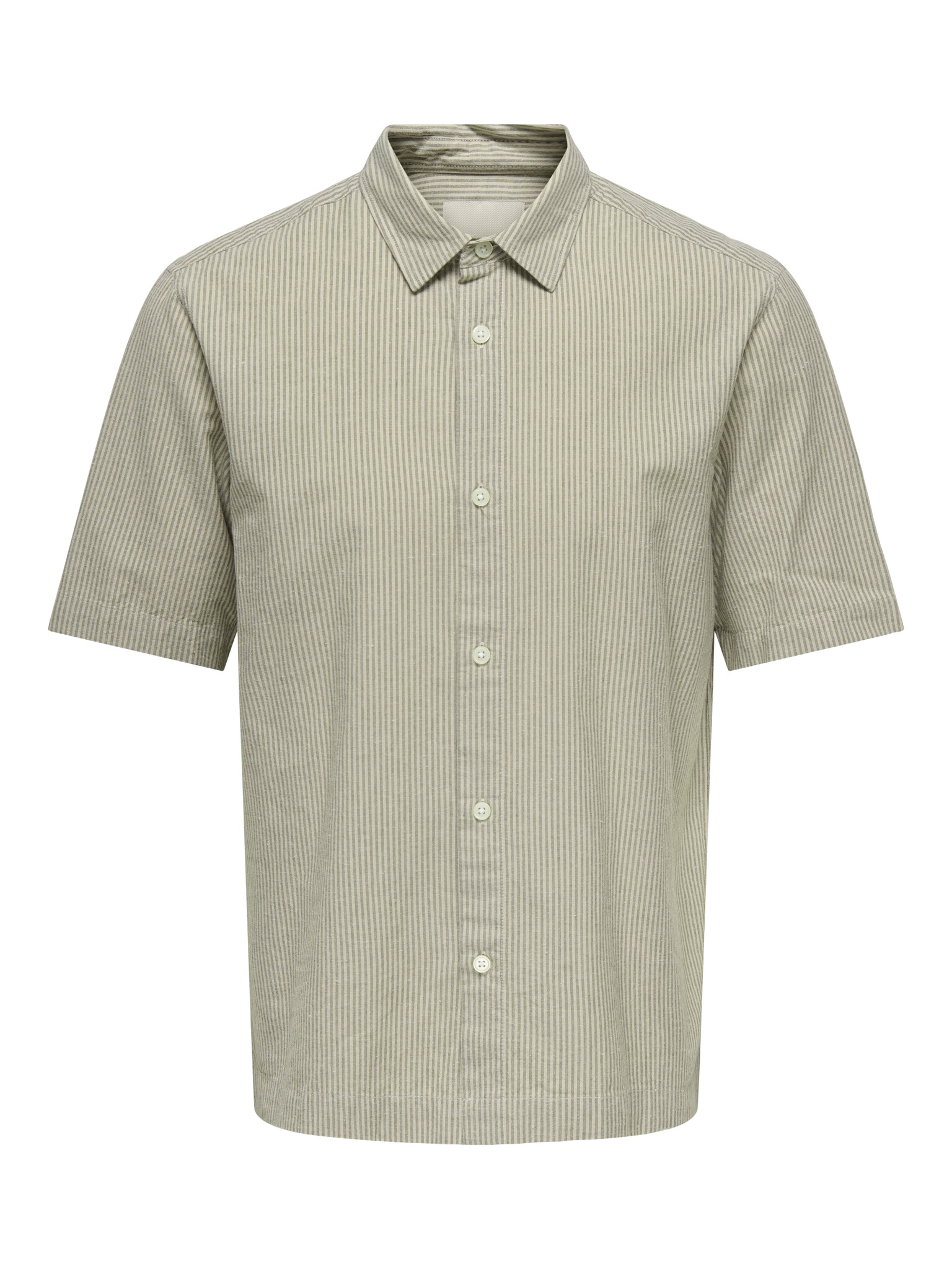 ONSROBINSON REG SS 032 SHIRT (OLIVE NIGHT/SILVER LIN)