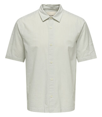 Only & Sons ONSROBINSON REG SS 032 SHIRT (BLUE FOG/EGRET)