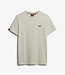 ESSENTIAL LOGO EMB TEE (STRAW GREY MARL)