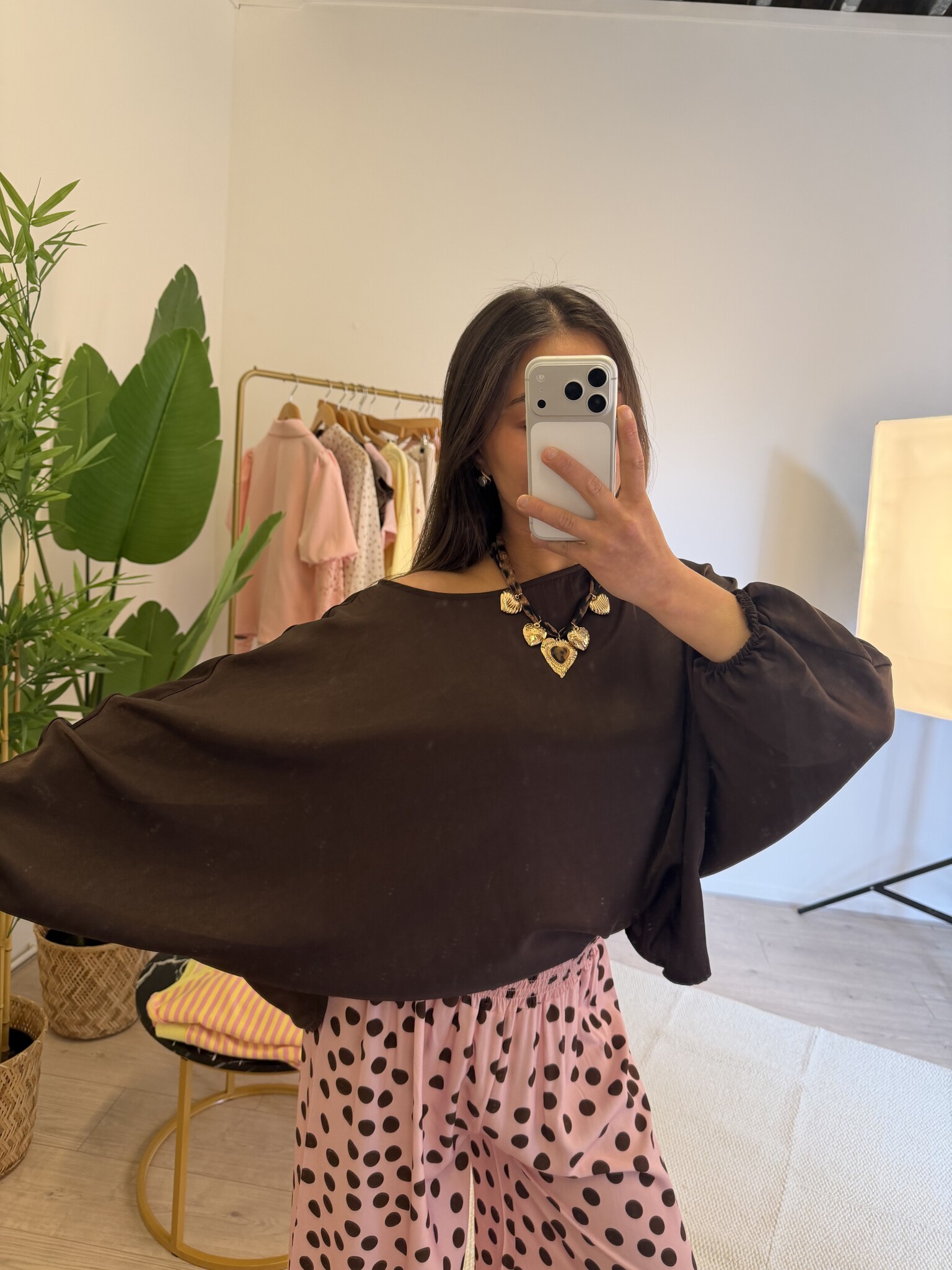 VALENTINA Topje (Brown)