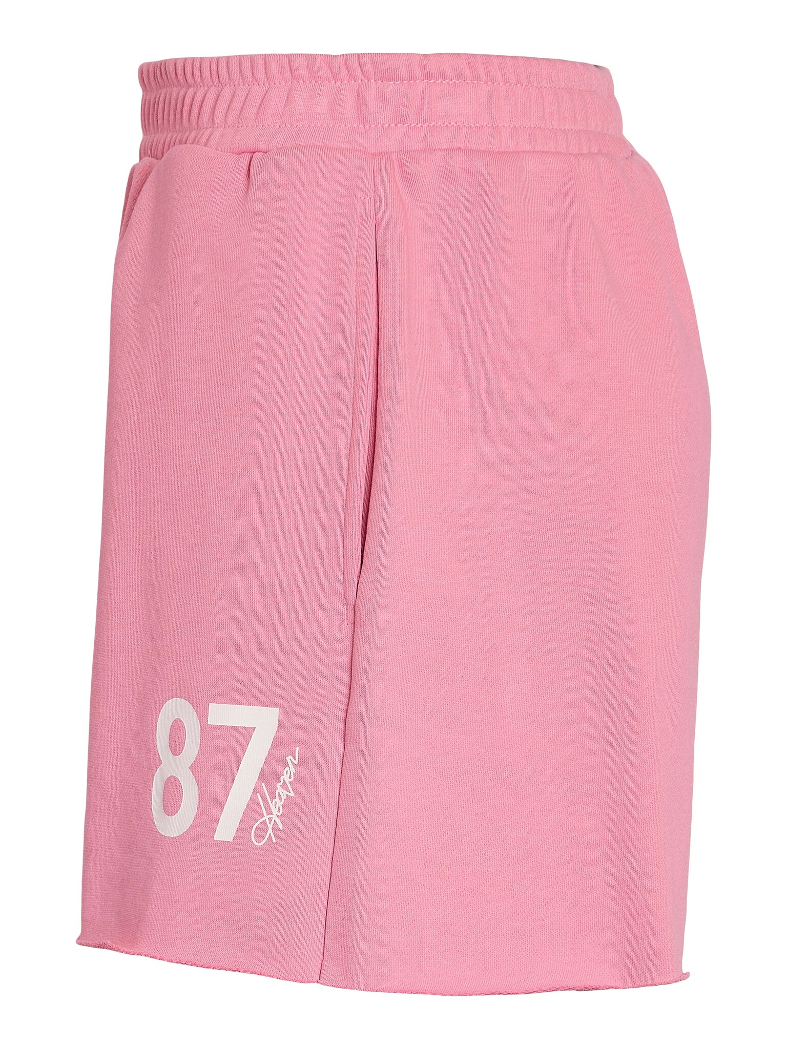 NMASTON PRINT SWEAT SHORTS (BEGONIA PINK 87)