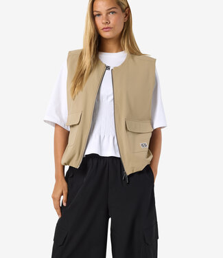 NOISY MAY NMMAJA S/L WAISTCOAT (CHINCHILLA)