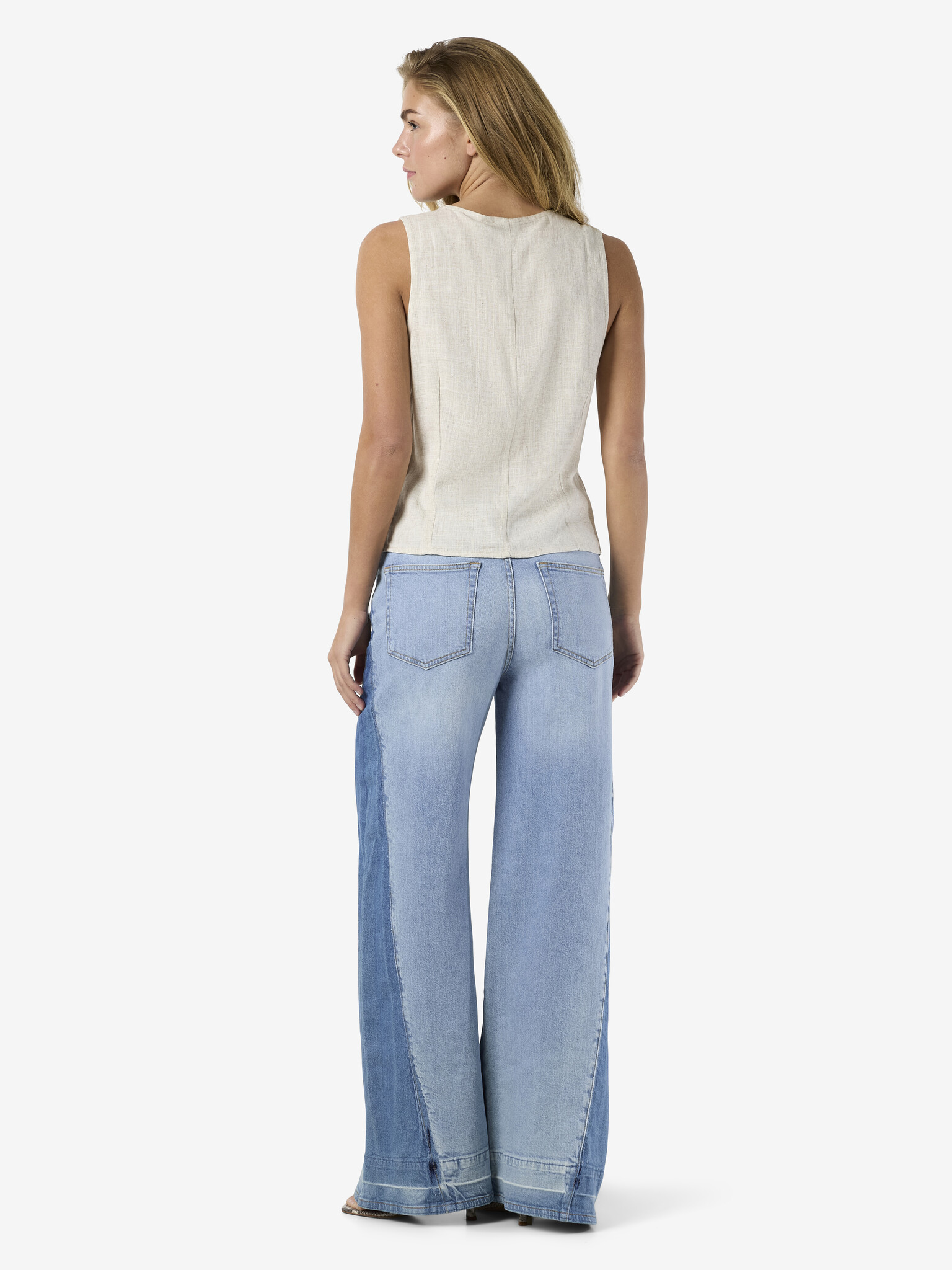 NMLEILANI WAISTCOAT WVN (Natural)