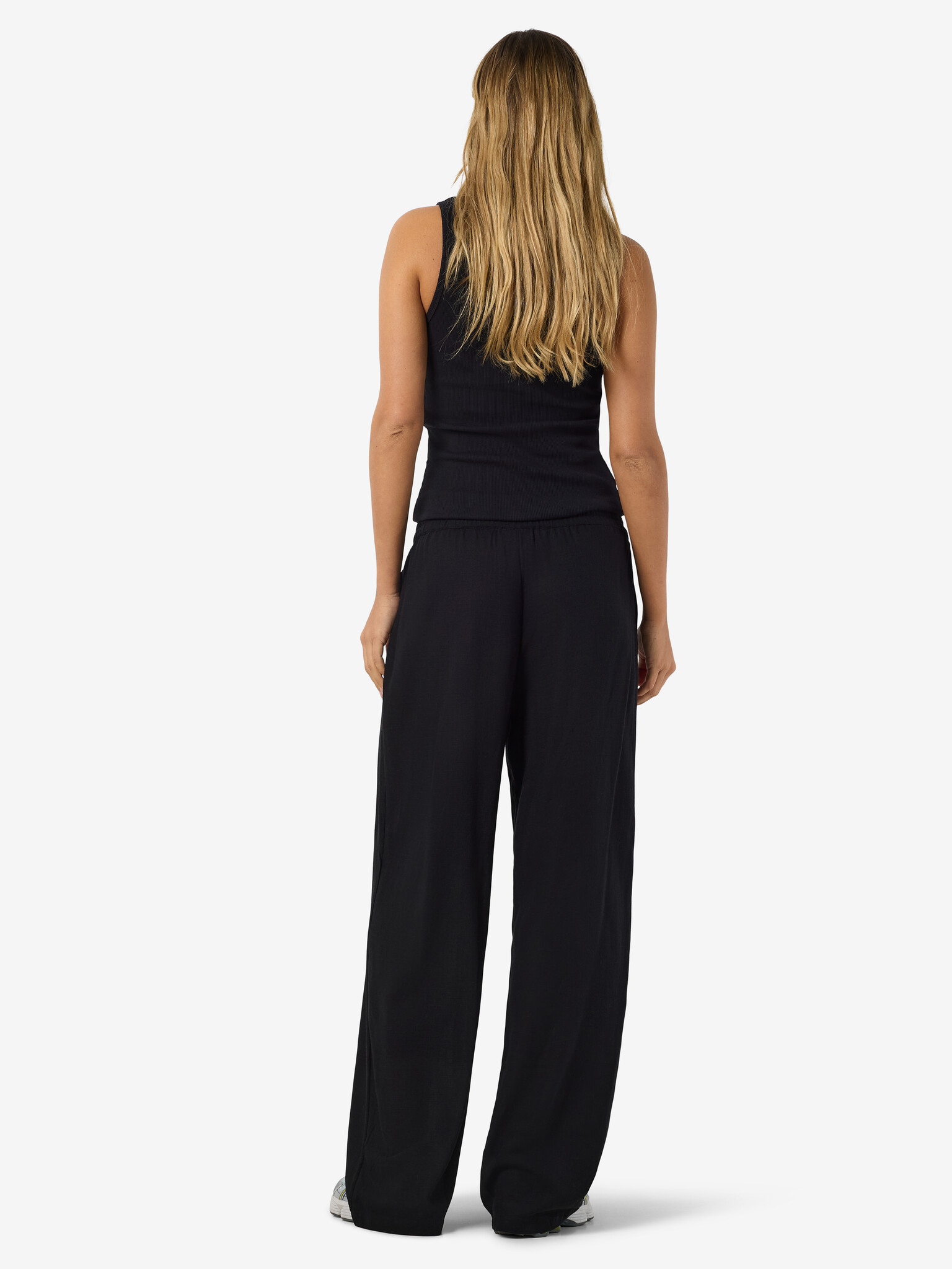 NMLEILANI NW LOOSE PANTS WVN NOOS (BLACK)