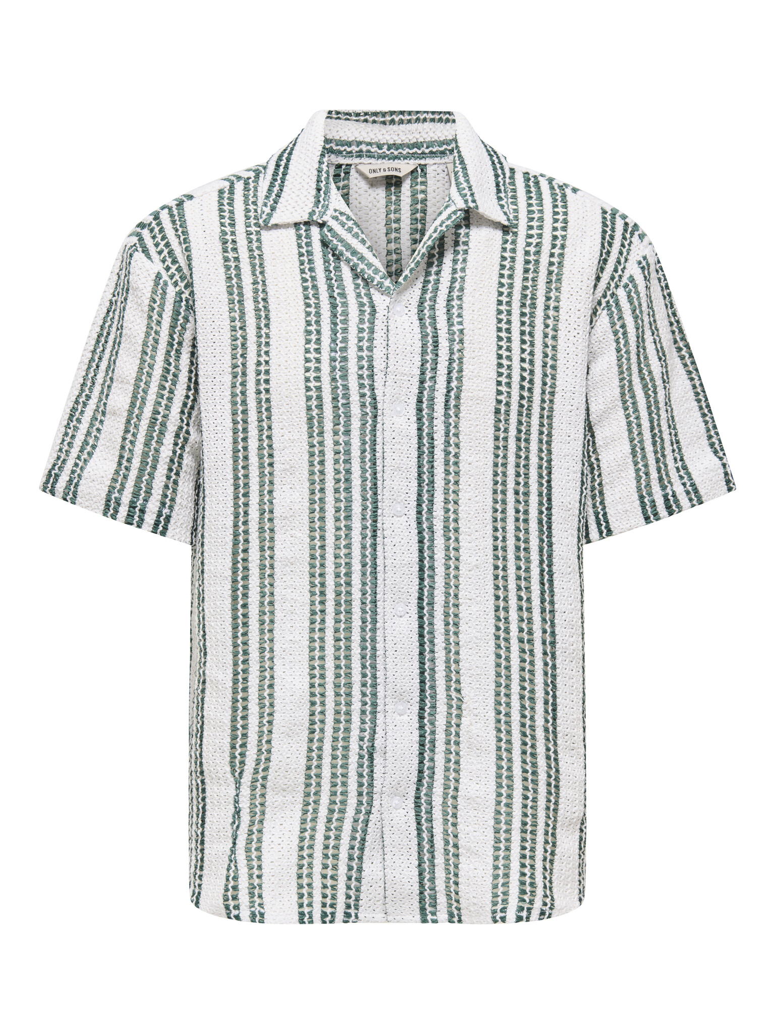 ONSDANI CROCHET SS SHIRT (Comfrey/GARDENIA)