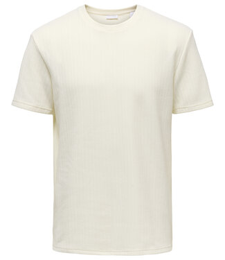 Only & Sons ONSTREY LIFE REG SS FRML TEE (Gardenia)