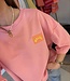 MALIBU Patches SS Sweater (Pink)