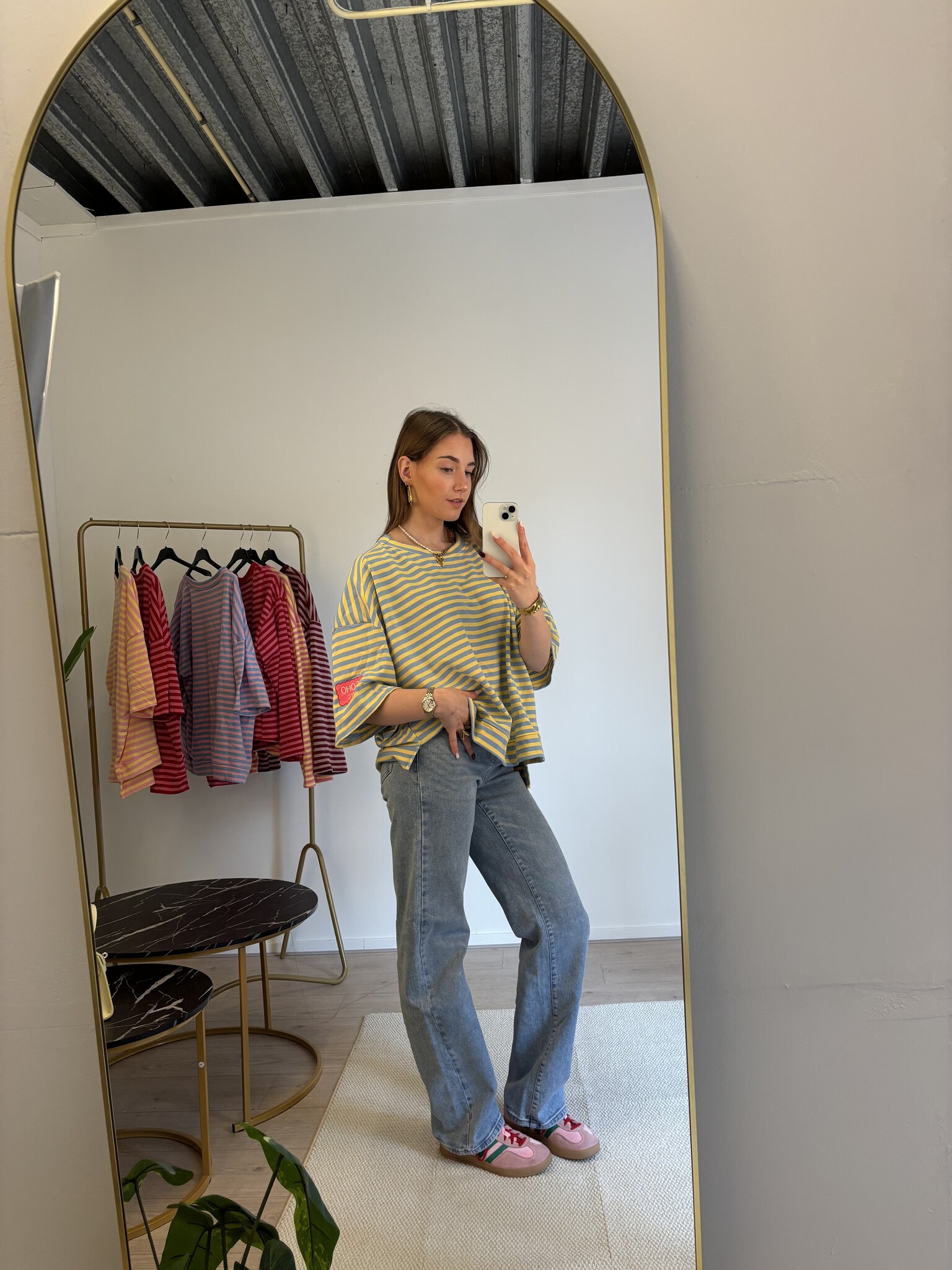 SOHO NYC Patches T-shirt (Yellow/Blue)