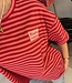 BISOUS MAGIQUE Stripes Tshirt (Pink/Red)