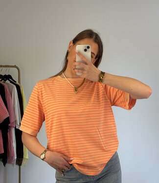 ESMEE Stripes T-shirt (Orange/Neon Orange)