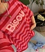 BISOUS Stripes SS T-shirt (Pink/Red)