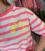 SOLEIL Stripes (Neon Pink/White)