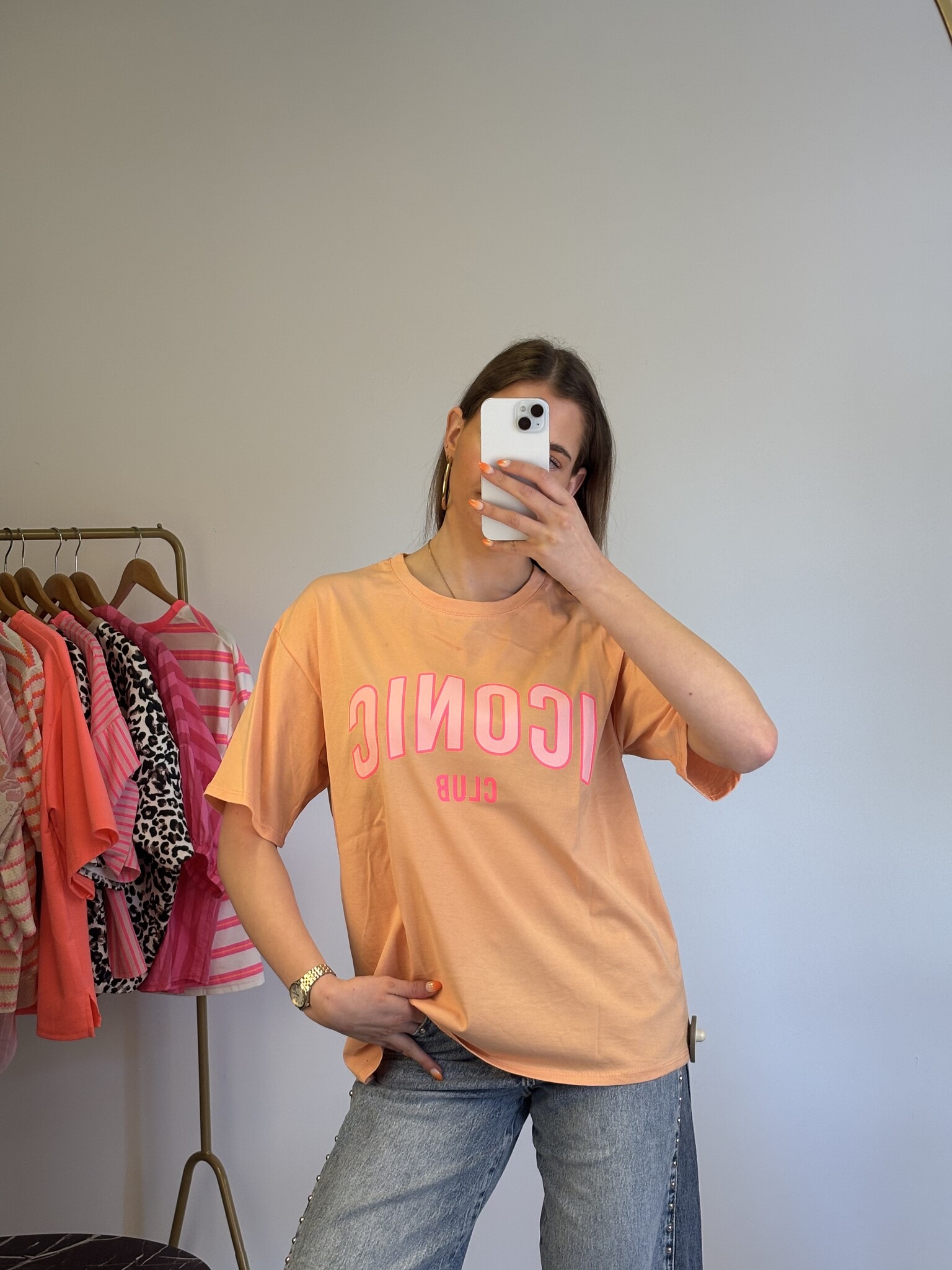 ICONIC T-Shirt (Orange/Pink)