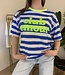 CLUB AMOUR  Stripes (Neon Green/Blue)