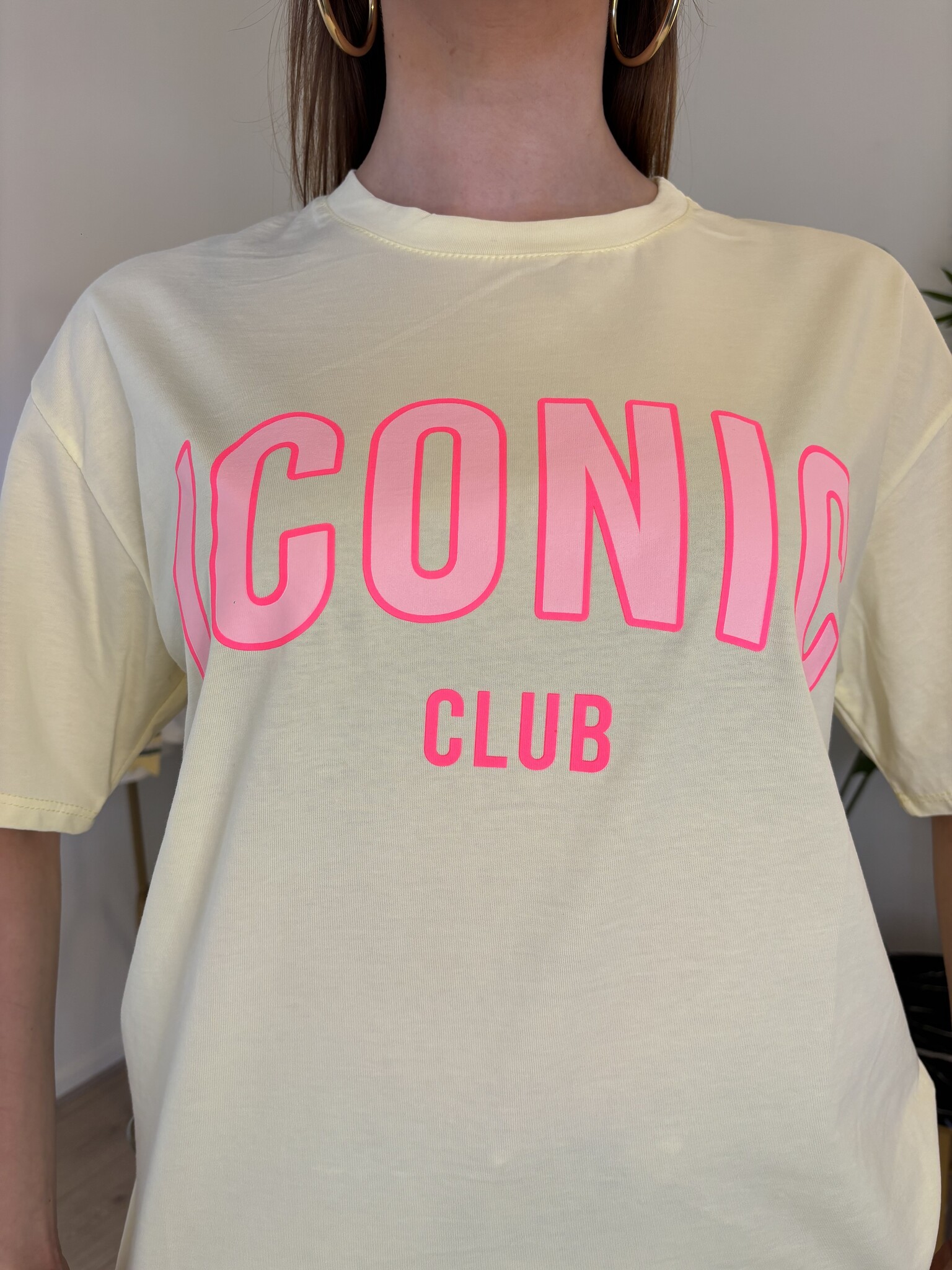 ICONIC T-Shirt (Yellow/Pink)