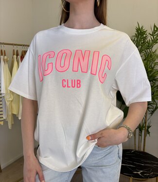 ICONIC T-Shirt (White/Pink)