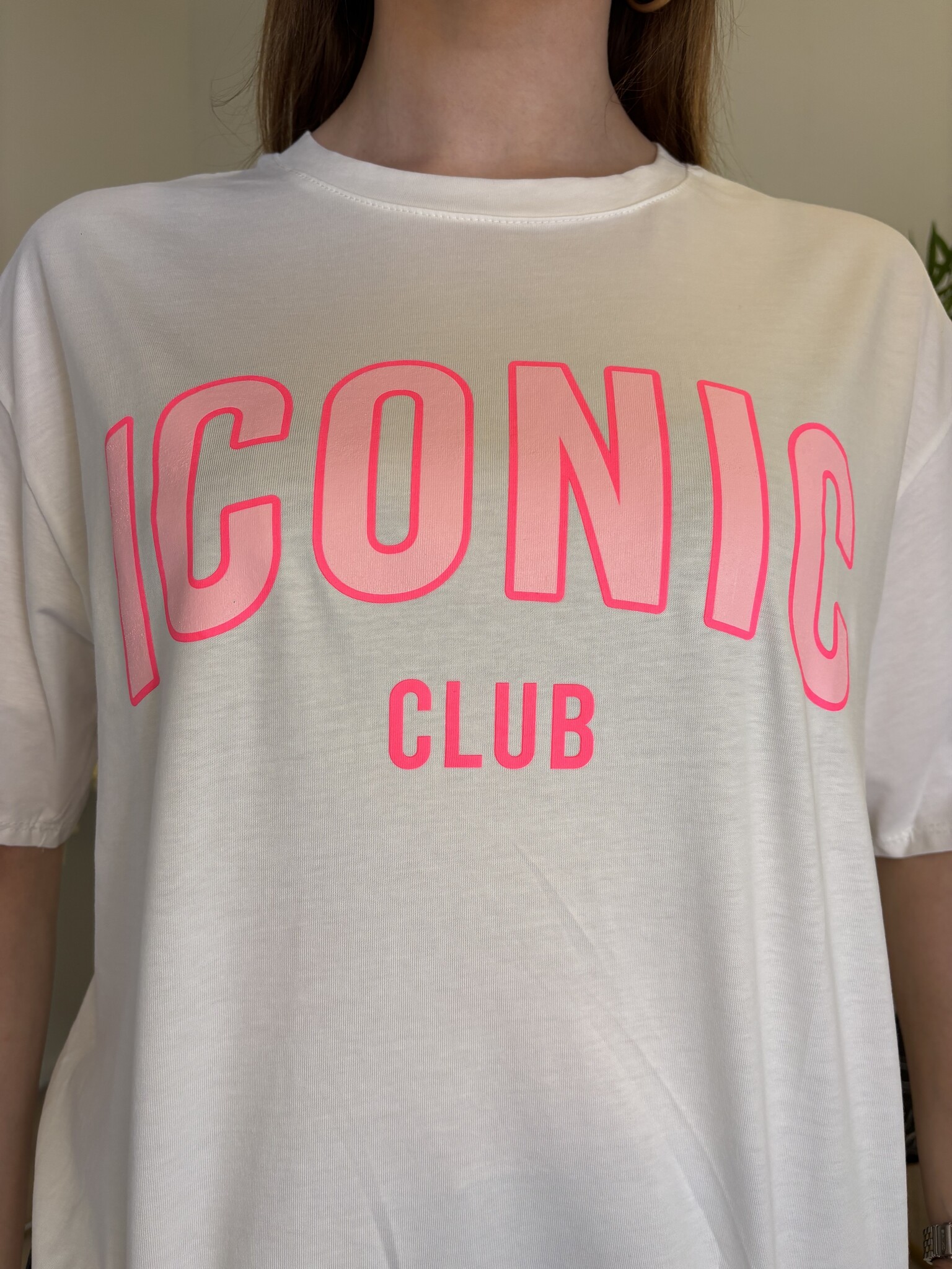 ICONIC T-Shirt (White/Pink)