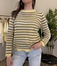 VENETA Knit Trui (Green/Yellow)
