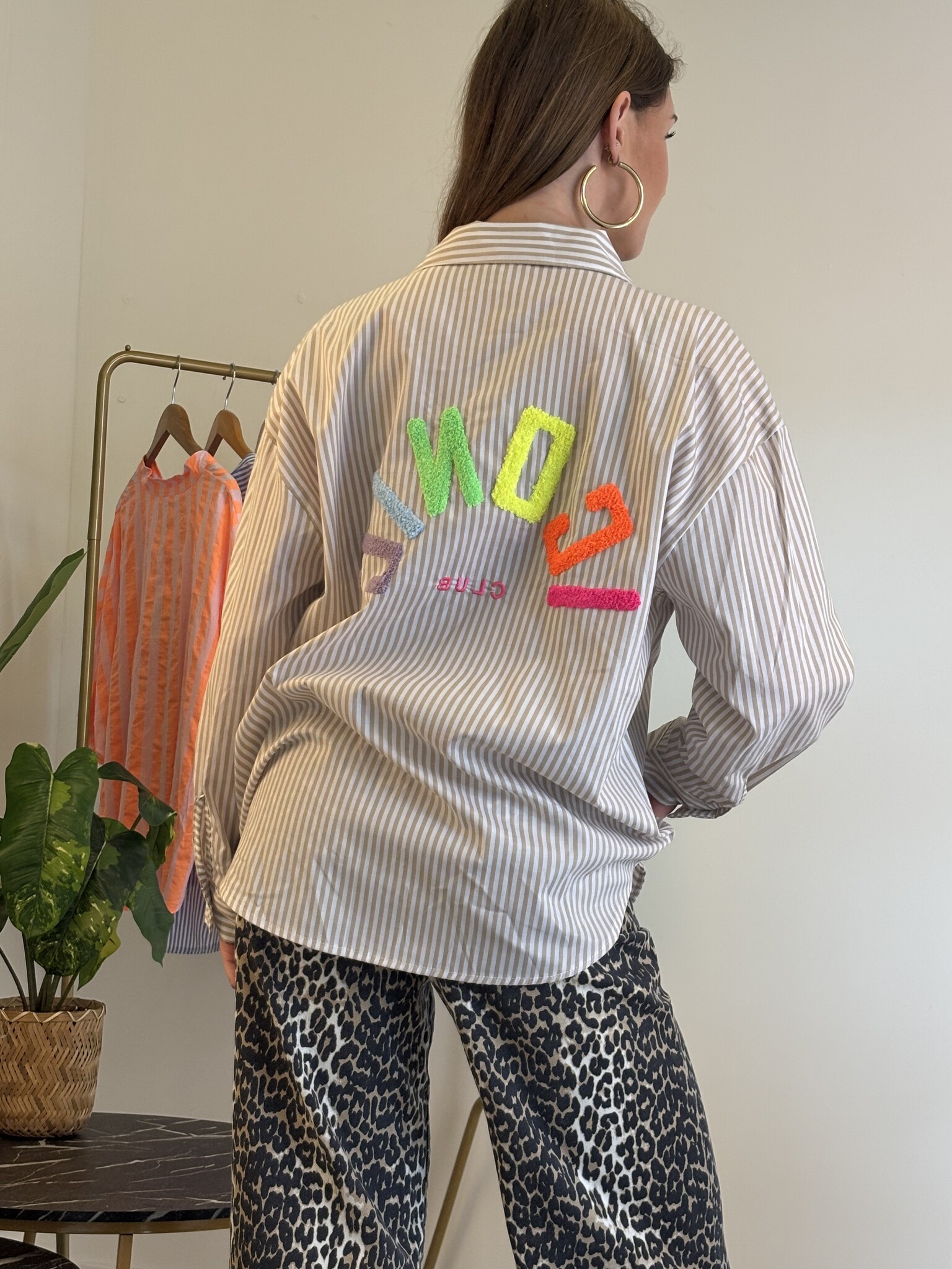 ICONIC Multicolor Stripes Shirt (Beige)