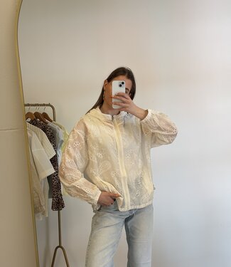 ANA Boho Chic Vest (White)