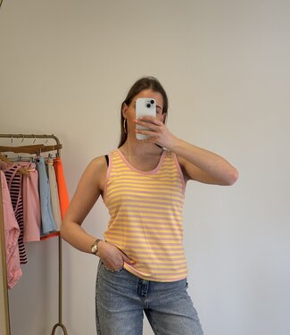 BILLY Stripes Hemd (Pink/Yellow)