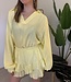 BLAZE 100% Cotton Blouse (Yellow)