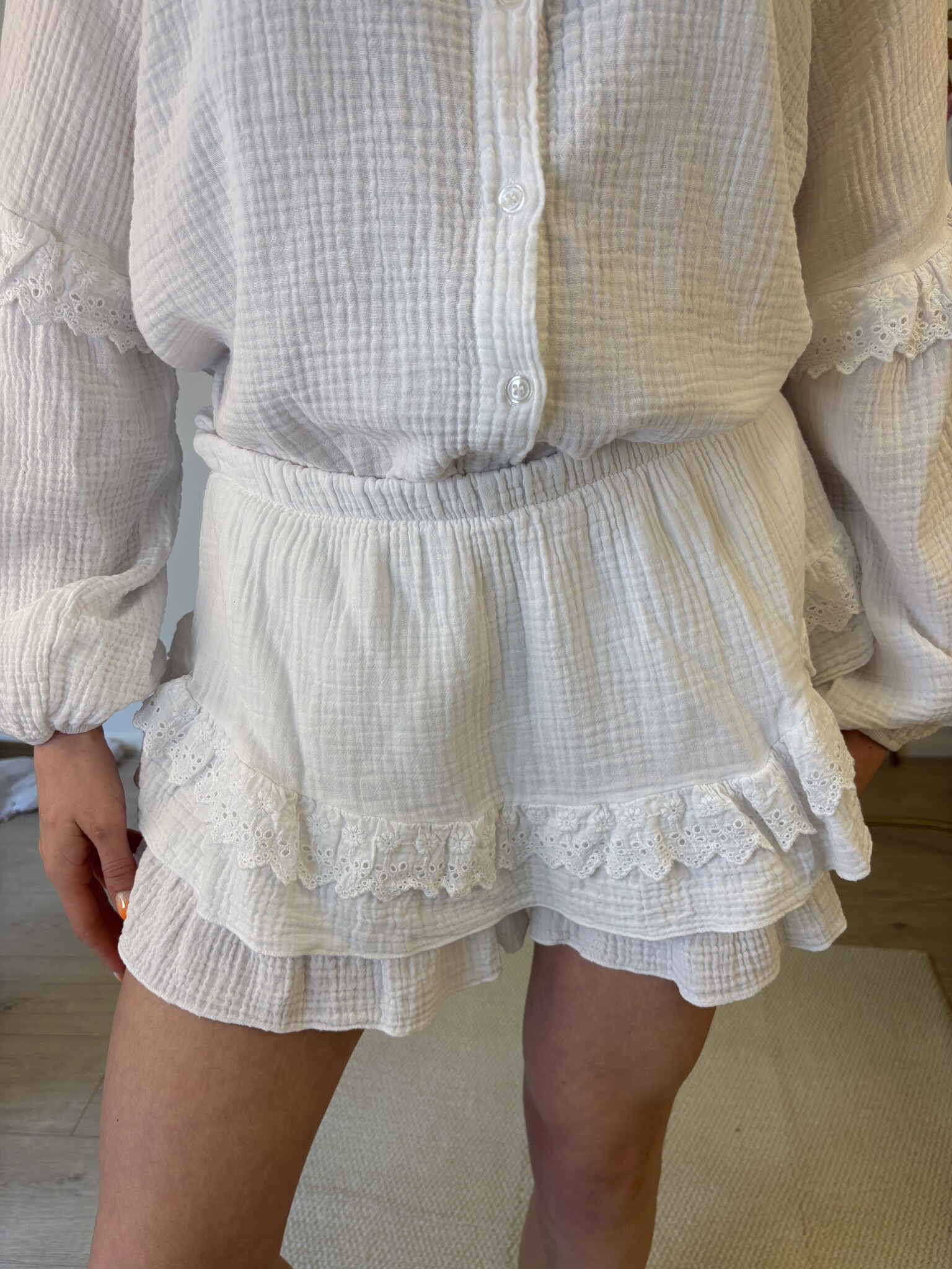 BLAZE 100% Cotton Short (White)