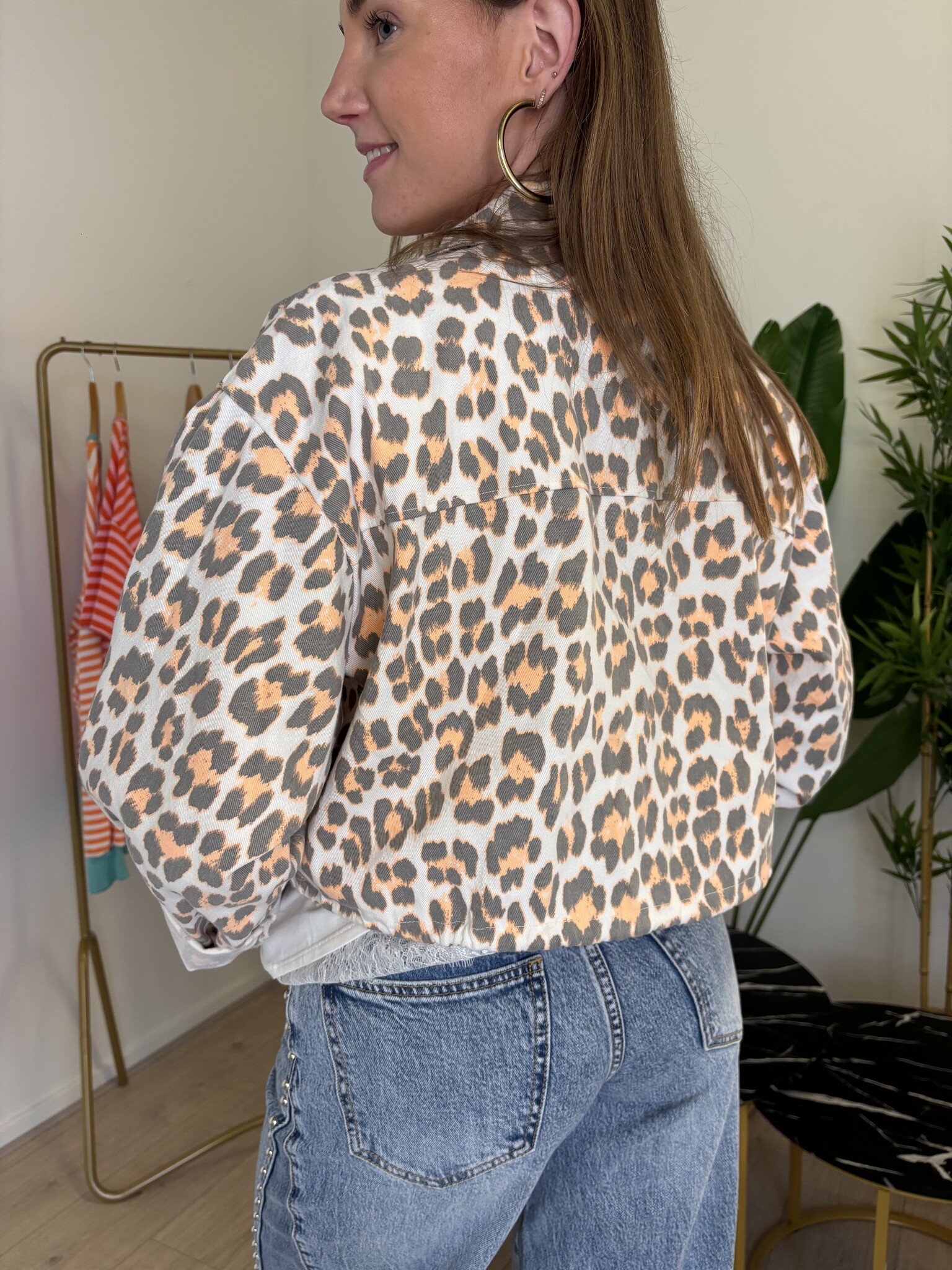 KATI Leo Cropped Jas (Neon Orange)