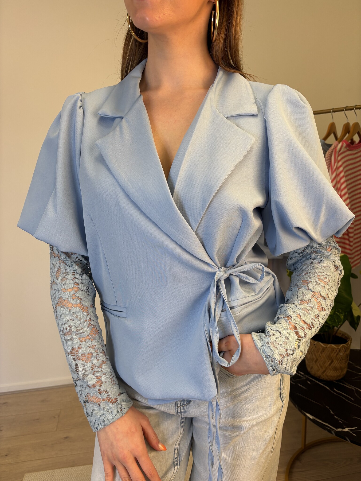VIVI Kant Blazer (Sky Blue)