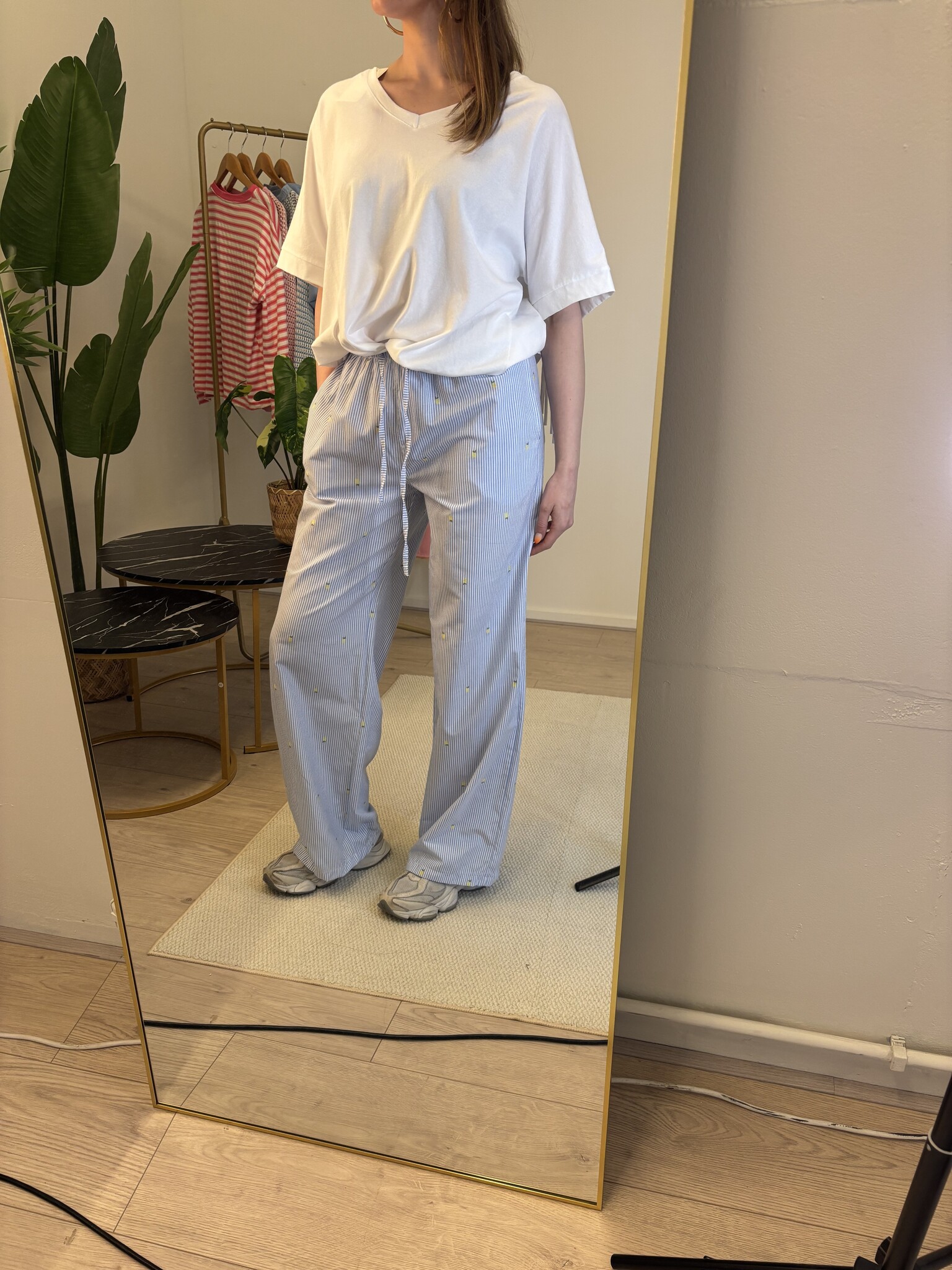 LEMON Stripes Pantalon (Blue)