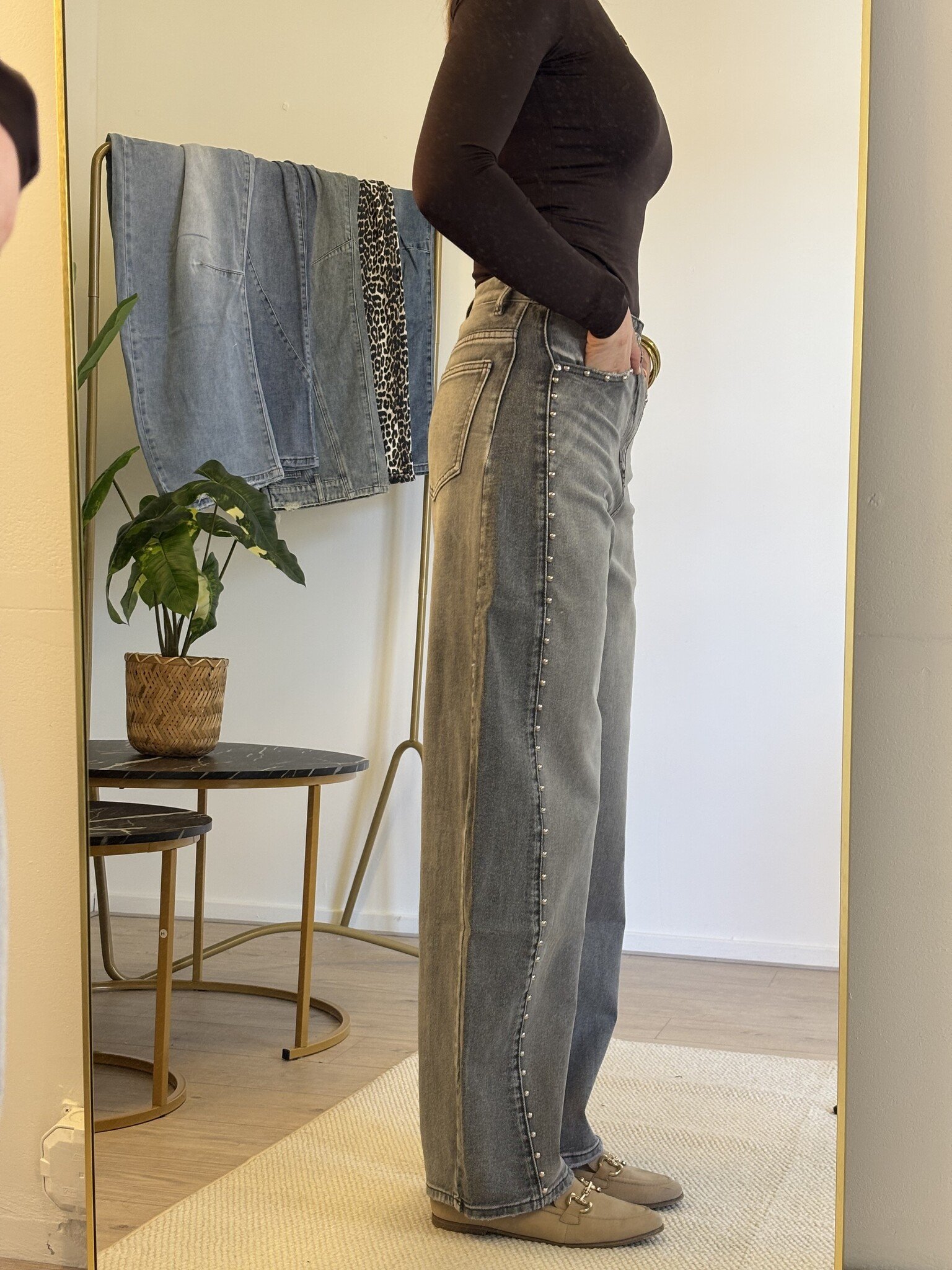 AMI STUTS Balloon Fit Jeans (Grey Used)