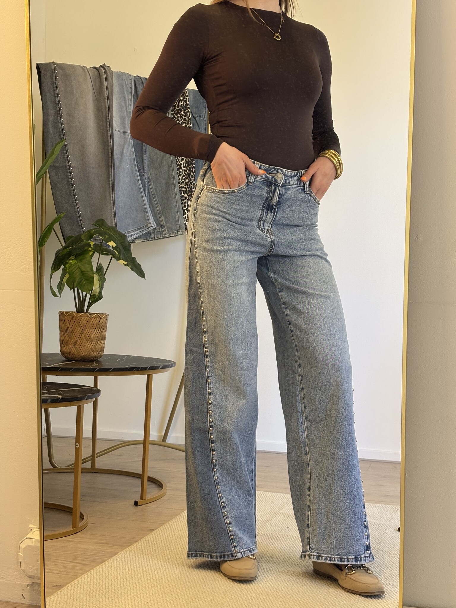 AMBER STUTS Straight Fit Jeans