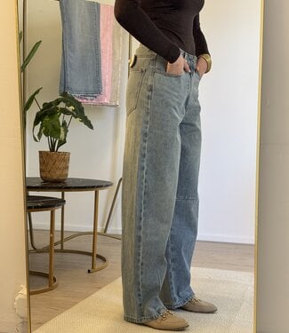 MELLY Balloon Fit Jeans (Light BLue Denim )