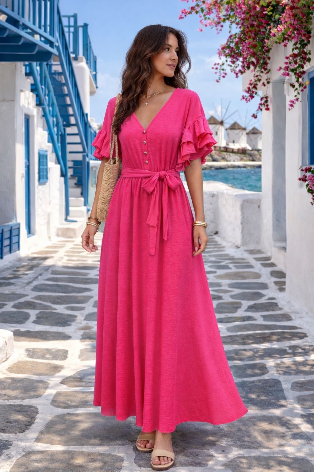KATERINA Dress (Fushia)
