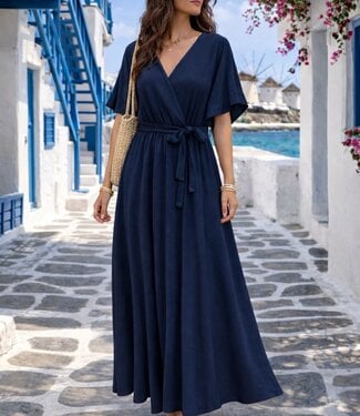 ELENI Dress (Navy)