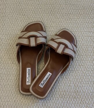 HERMES Sandals (Camel/Beige)